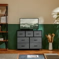 thumbnail image 3 of CONCETTA 7-Drawer Fabric Dresser Storage Chest for Bedroom, Closet, Storage Furniture for Adults, Gray, 3 of 9