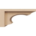 thumbnail image 3 of 4"W x 8"D x 4"H Wide Emerson Rough Cedar Woodgrain TimberThane Corbel, Primed Tan, 3 of 6