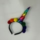 thumbnail image 2 of KAKOWELY Diadema de cuerno de unicornio, banda para el cabello con pompón de unicornio, tocado para fiesta de cumpleaños, 2 of 4
