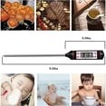 thumbnail image 4 of DUTTY Kitchen Thermometer Coffee Thermometer Tea Thermometer Food Thermometer Waterproof Digital Immediate Read Meat Thermometer with Long Probe for Liquid, Candle, Food, Milk, Fry, Candy, Roast 2pcs, 4 of 6
