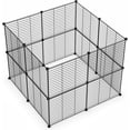 thumbnail image 1 of Corral para perro jaula para perro jaula para conejo jaula para cuyo corral para conejo cercas para animales pequeños fácil de armar 36 x 29 cm 16 pan, 1 of 7