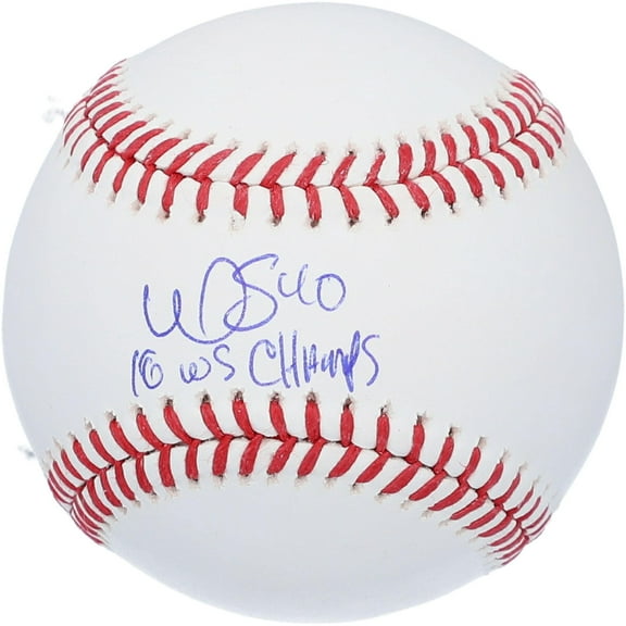 Willson Contreras Chicago Cubs Autographed Baseball with "2016 WS Champs" Inscription - Fanatics Authentic Certified