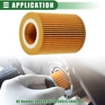 thumbnail image 3 of 1 Set Engine Oil Filter Oil Fuel Filter for Land Rover LR2 2008-2012 No.LR001419/30750013/LR001441, 3 of 6