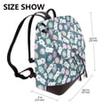 thumbnail image 2 of Disketp Cute Rabbit Easter Mochila de Cuero para Mujer, Bolso de Espalda Antirrobo con Estilo para Viaje, Trabajo y Uso Diario, 2 of 4