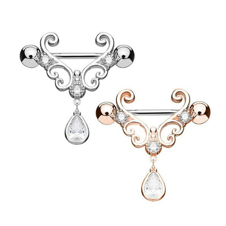 Gold nipple shop barbells canada