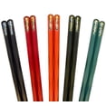 thumbnail image 5 of Set of 5 Colorful Matte Reusable Fiberglass Chopsticks  Non-Slip, Dishwasher Safe, Perfect for Chinese, Korean & Japanese Meals 9.5 inch Scenic Art, 5 of 5