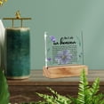 thumbnail image 6 of Sympathy Gifts for Loss of Loved One in Memory of Love One Acrylic Desk Sign Decoration Memorial Bereavement Desk Plaque Keepsake Home Desk Decor 4x4 Inch, 6 of 6