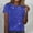 B70 Blue Womens Tops Dressy Casual Clearance Under $5, variant on Cagogo Women Short Sleeve T Shirt Summer Basic Tops Under $5 Dressy Casual Crew Neck Sequin Printed Tee Shirts Cute Blouses Clothes Birthday Gifts