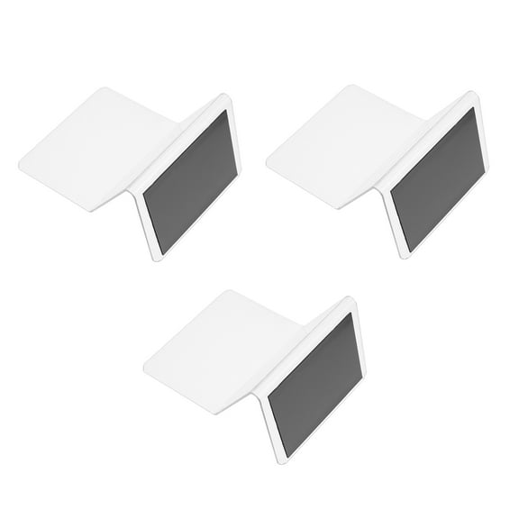 unbranded  3 Pcs Market Supplies Fall Prevention Baffles Bookends Quirky Stands Large Plate for Display