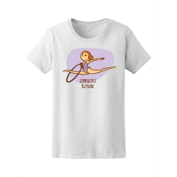 Sport Gymnastics Rhythmic Hoop Tee Women's -Image by Shutterstock