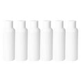 thumbnail image 7 of FUTUREORYY 6Pcs Travel Cosmetics Bottle Refillable Liquid Dispensing Plastic Round White 15.4x4.5cm For Business Trips, 7 of 7
