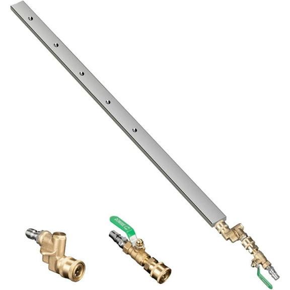 Radiator Cleaning Wand, 39'' Radiator Water Air Cleaning Wands, Dual Purpose Radiator Flush Kit for Pressure Air Pump & Pressure Washer Wand