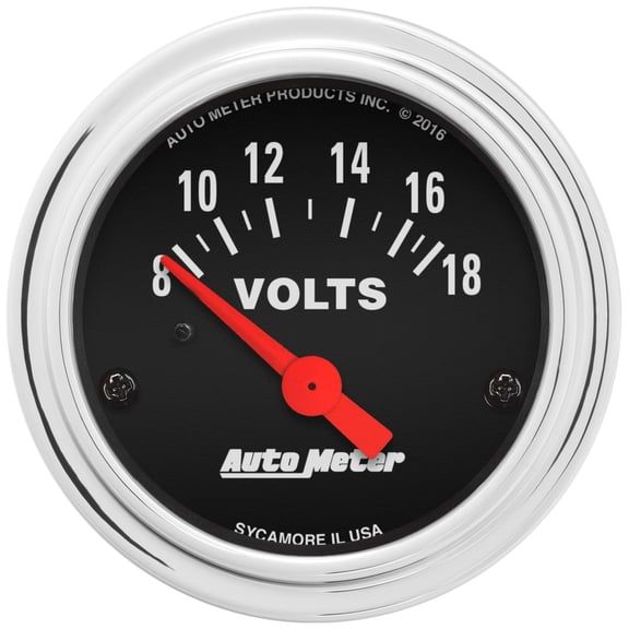 AUTO METER 2592 2IN VOLTMETER, 8-18 VOLTS SSE