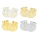 thumbnail image 1 of Gerber Mitones bebé gris amarillo 4 piezas algodón suave antirrasguños 0-3 meses, 1 of 5
