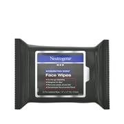 Neutrogena Men Travel Face Wipes, Oil-Free & Alcohol-Free, 25 ct