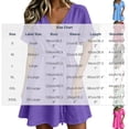 thumbnail image 3 of Women's Summer Cotton Linen Wrap V-Neck Mini Dress Short Sleeve Waist Tie Flowy A-Line Casual Swing Dress for Beach Daily Wear Hot Pink S(S), 3 of 7