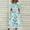 Light Blue, variant on IDALL Summer Dresses,Casual Dresses Women Summer Casual Print Round Neck Short Sleeve Loose Dress Bohemian Summer Beach Dress With Pocket Flowy Dresses,Petite Dresses,Vacation Dresses Black Dress L