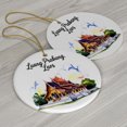 thumbnail image 3 of Luang Prabang Laos Christmas Ornament, Collection of City Travel Souvenirs for Family and Friends, Christmas Tree Ornament City Travel, Trips of The Year, Christmas Ornament 2025, 3 of 5