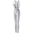 thumbnail image 2 of FNFYFH Workout Sets for Women Zip Front Closure High Impact Sports Bra and Leggings Set Running Gym Yoga Outfits, 2 of 6
