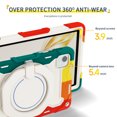 thumbnail image 3 of FJLBDE Case for Honor Pad X9a/X9 Pro 11.5 Inch with 360 Kickstand, Shoulder Strap Carrying Protective Cover, Multicolor Red, 3 of 6