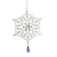 Hallmark Snowflake 2023 Premium Metal Christmas Ornament, 0.14lbs