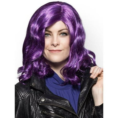 Women's Mal Purple Long Hair Wig