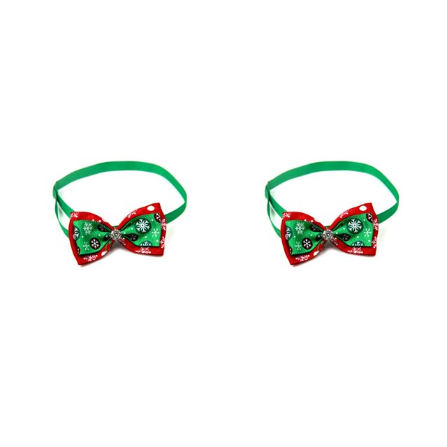 Billuyoard Collar de perro, pajarita, moda ajustable, diamantes de imitación brillantes, decoración de mascotas, suministros de ropa, cachorros, gatos, tipo 3 2piezas Billuyoard CBP264230