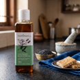 thumbnail image 2 of Truly Cold Pressed Black Sesame Oil, Wood Pressed Unrefined Untoasted Kala Til Oil, Single Ingredient, 6.8 fl oz (200 ml), 2 of 7