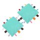 thumbnail image 2 of 2 Pcs Security Baby Blanket Soft Soothing Towel Infant Baby Comforting Plush Towel Green, 2 of 5