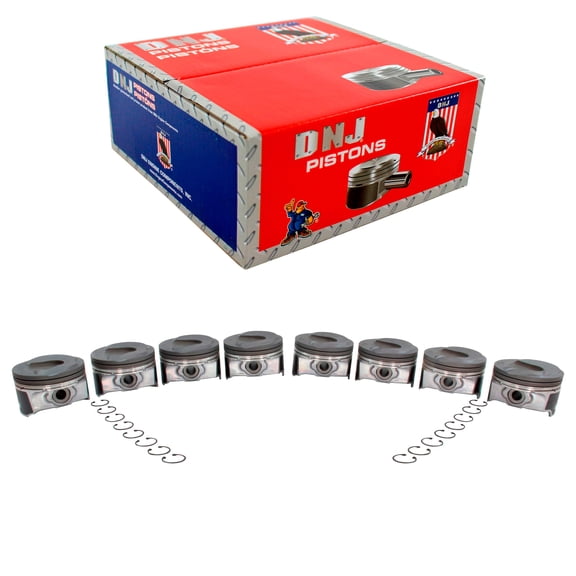 DNJ P4308 Piston Set Standard Size Fits Cars & Trucks 14-17 Chevrolet GMC 5.3L V8 OHV L83
