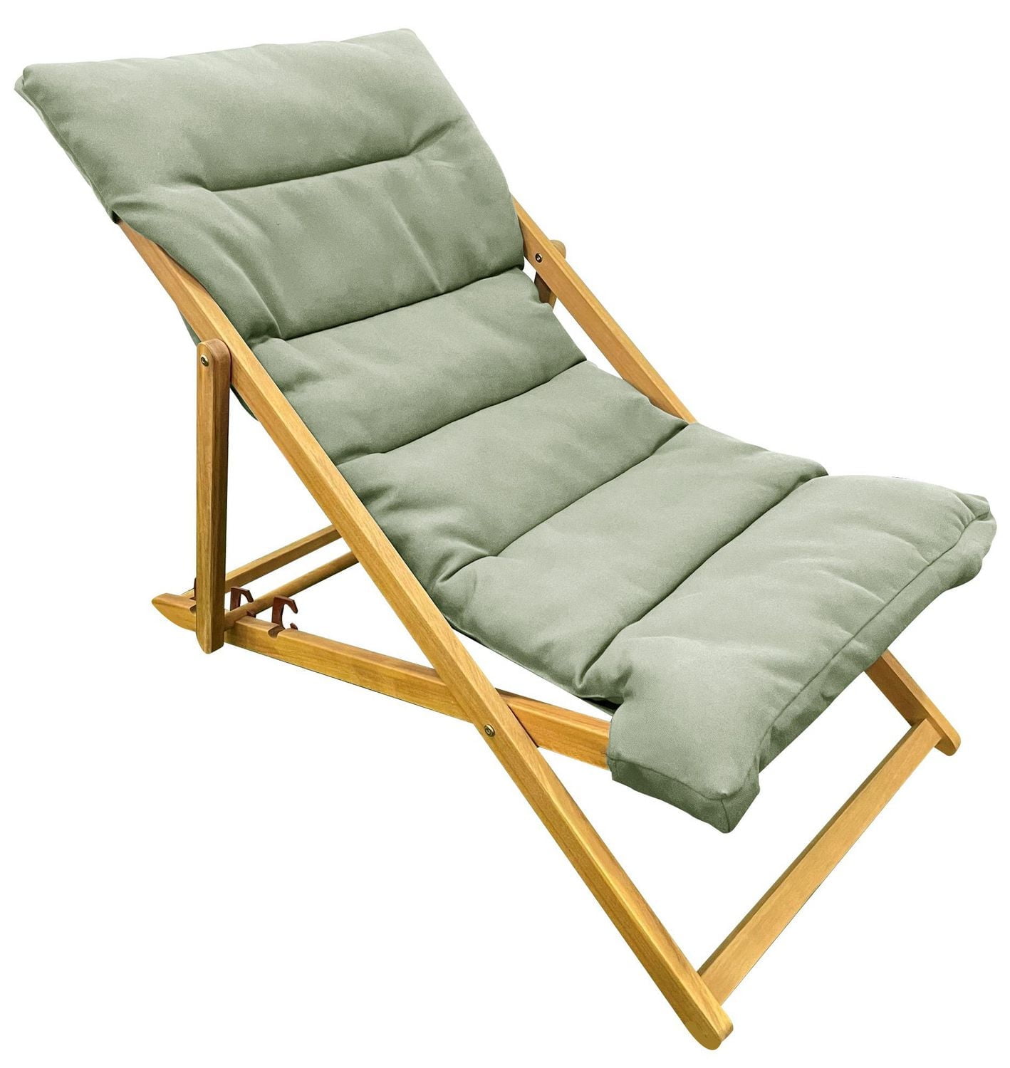 F.Corriveau International outdoor deck chair with cushion