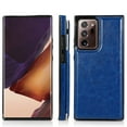 thumbnail image 2 of Dteck Case for Samsung Galaxy Note 20 Ultra 6.9-inch,Shockproof PU Leather Wallet Case Card Holder Kickstand Flip Magnetic Hybrid Rubber Note 20 Ultra 5G Back Phone Cover,Darkblue, 2 of 9