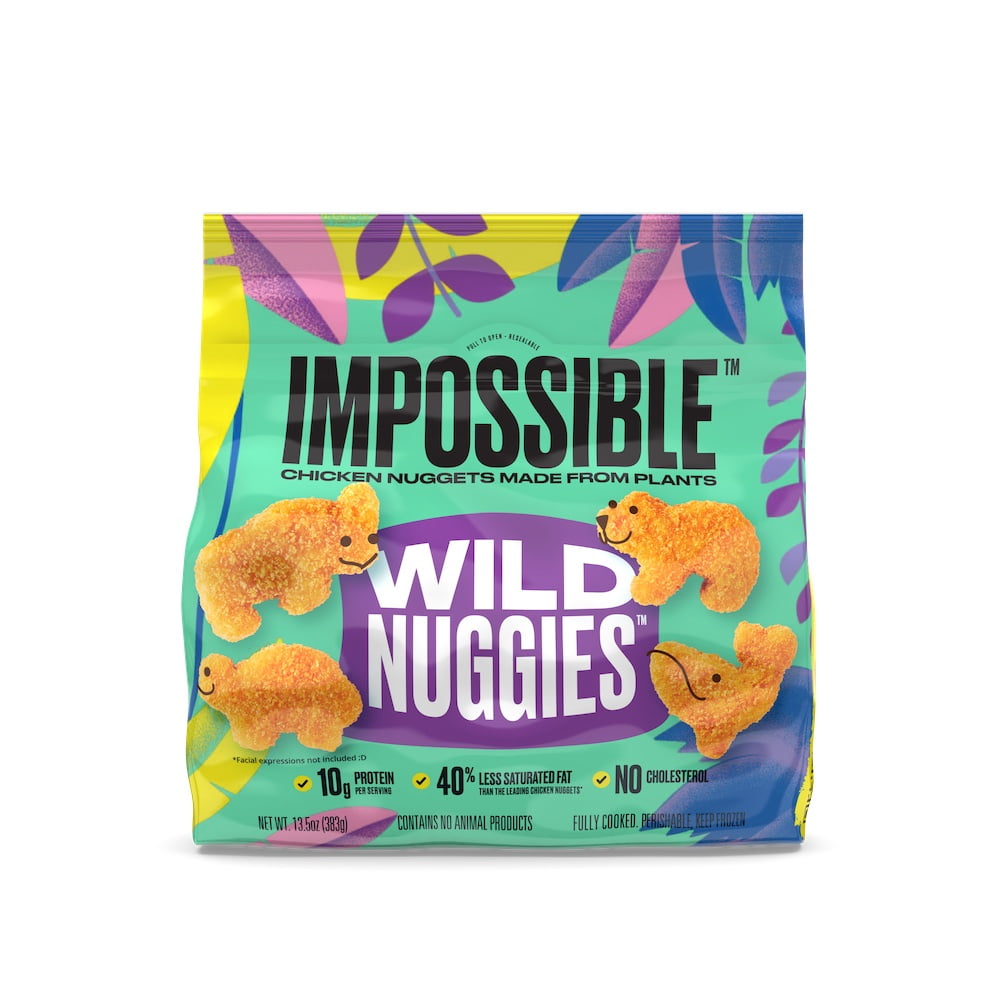 Impossible Foods Wild Nuggies, Plant Based Chicken Nuggets