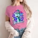 thumbnail image 2 of Camiseta de cuello redondo de neón Denver el último dinosaurio Jeremy dibujos animados tela camiseta básica ropa de niña nuevo diseño mullido oferta especial, 2 of 5