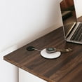 thumbnail image 5 of Ameriwood Home L Shaped Desk with Side Storage, Magnolia Oak/Columbia Walnut, 5 of 16