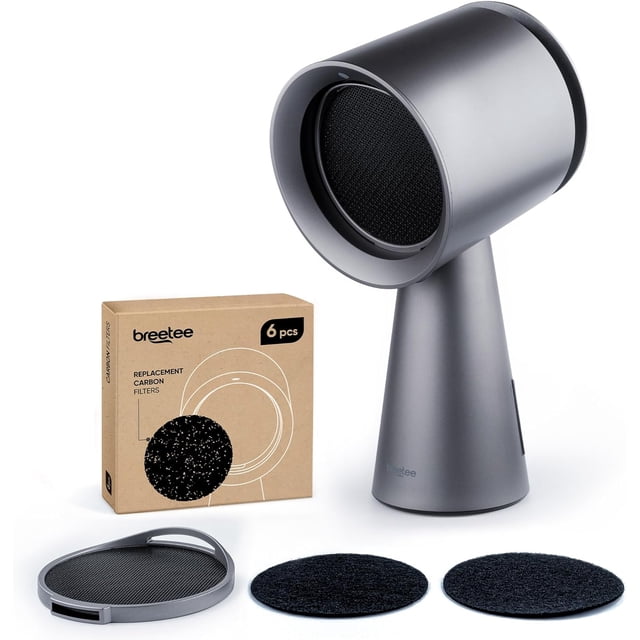 Hotte de Cuisinière Portable avec Ensemble de 6 Filtres au Charbon de Rechange - Ventilateur d'Extraction de Cuisine avec Filtres au Charbon pour VR, Cuisson de Fondue Chinoise, Purificateur d'Air pour Gril