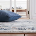 thumbnail image 3 of SAFAVIEH Blair Gorica Traditional Machine Washable Runner, 2'2" x 8', Beige/Grey Navy, 3 of 7