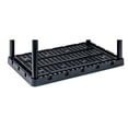 thumbnail image 2 of Estantería Gracious Living Knect-A-Shelf de plástico negro, 2 of 4