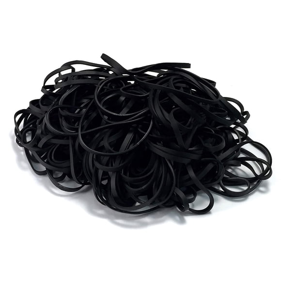 Better Office Products 200 Vibrant Black Rubber Bands Size 33 200/Bag