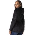 thumbnail image 3 of Free Country Women's Grid Butter Pile® Anorak Jacket Black L, 3 of 4