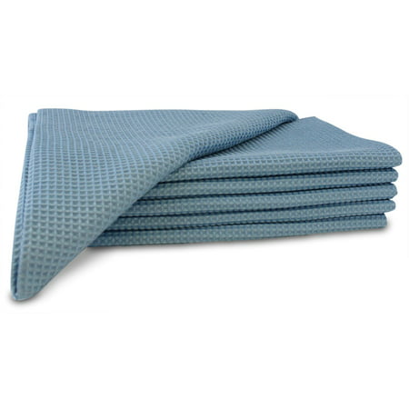 Microfiber Waffle Weave Car Drying Towels 5 Sq. Ft. (24 x 30) Pack of