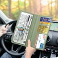 thumbnail image 6 of FINPAC Car Registration & Insurance Card Holder, Glove Box Card Organizer Wallet, Car Document Holder for Cards, Driver License & other Essential Documents, Sage Green, 6 of 7
