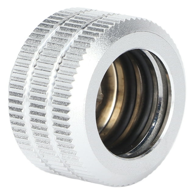 Hard Tube Fittings, BYGKN C14 14mm G1/4in Thread Inner Hex Compression Fittings With Sealing Rings,for Computer Water Cooling System