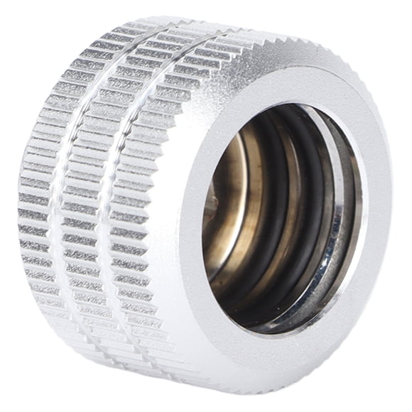 Raccords de Tube Dur, BYGKN C14 14 mm G1/4 Po Raccords de Compression Hexagonaux Intérieurs à Filetage avec Anneaux d'Étanchéité, pour Système de Refroidissement par Eau d'Ordinateur