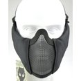 thumbnail image 2 of Tactical Airsoft CS Protective Nylon Half Face Mask with Noise Mask, 2 of 4