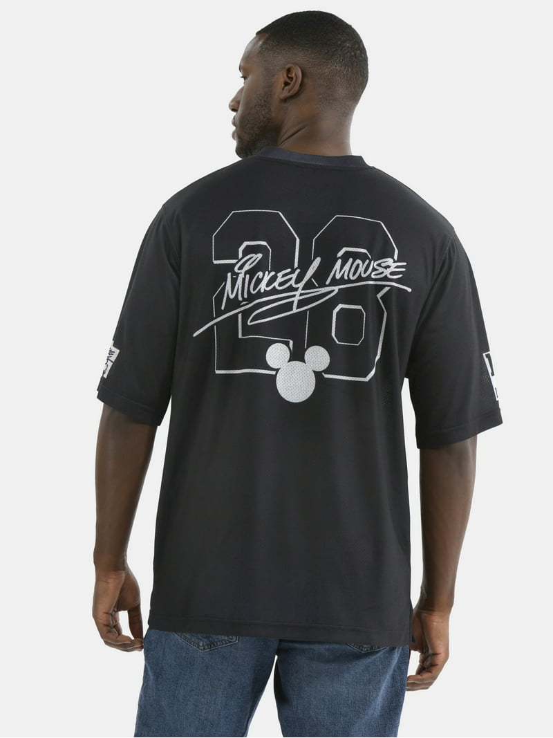 Mickey Mouse Men's and Big Men's Graphic Football Jersey, Sizes XS
