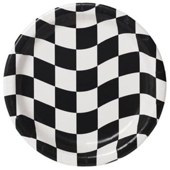 7 in. Race Theme Party Luncheon & Dessert Plates
