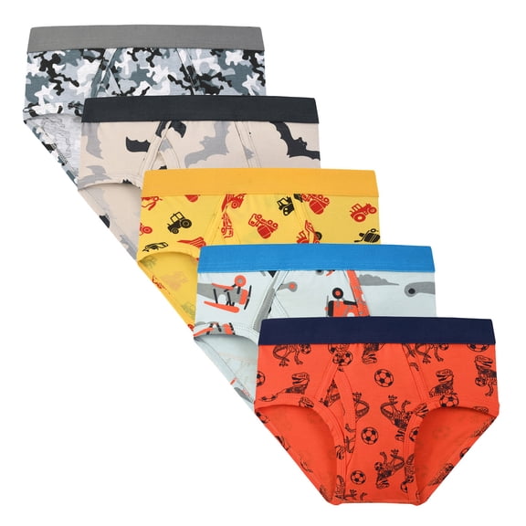 UYYX Boy Underwear Size 8 Toddler Underwear Boys 5T Boys Cotton Boxer Briefs Toddler Kids Underwear 5 Pack