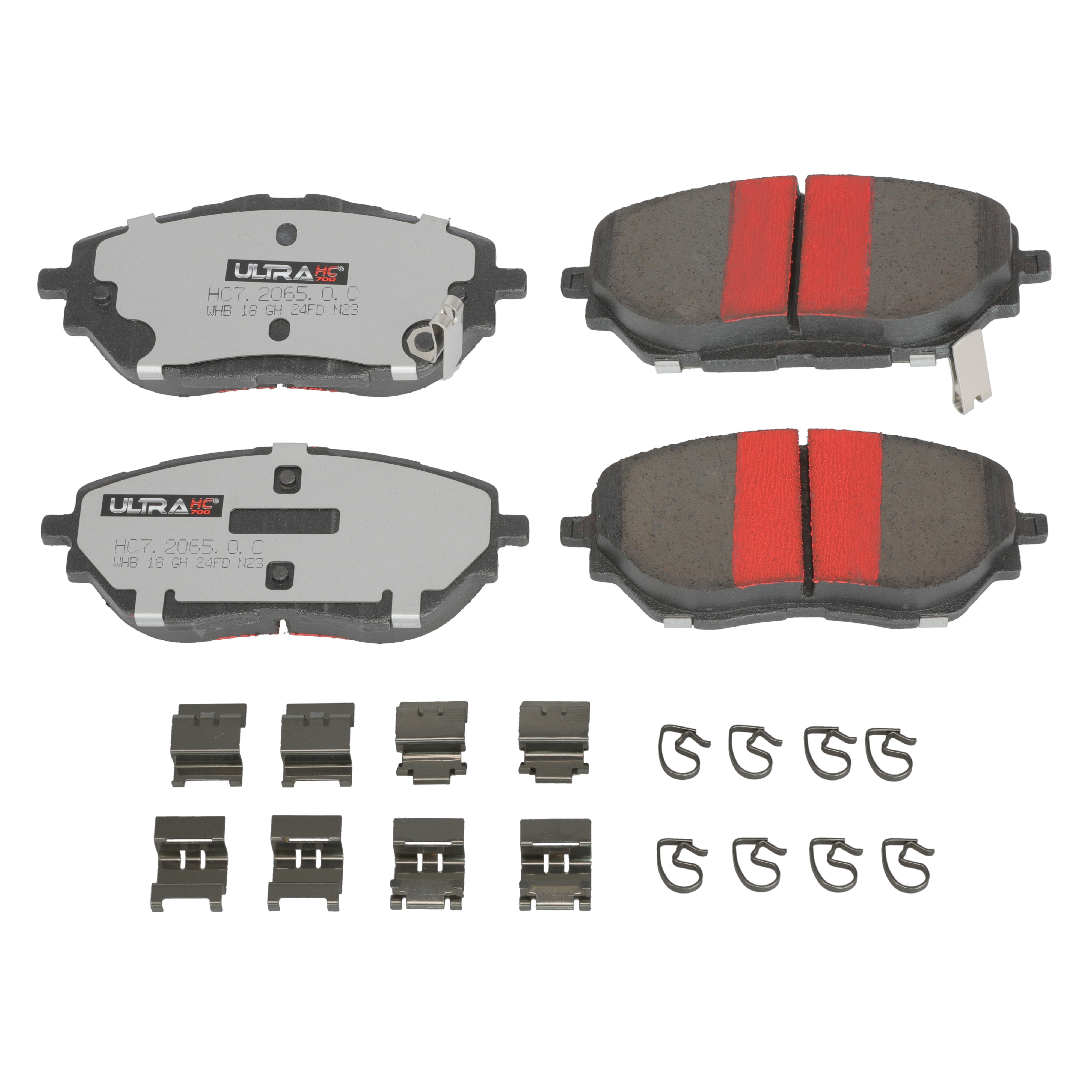 UltraHC 700 Brake Pad Set, Front HC7.2065.0.C, Toyota C-HR 2022-2018