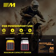 MB7CA Motobatt 12V AGM Battery 135 CCA 9.5AH